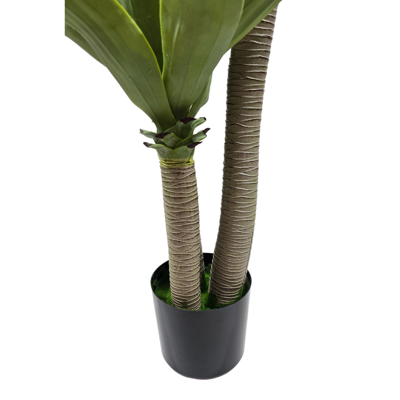 Kunst-Agave mit rötlichen Blattspitzen