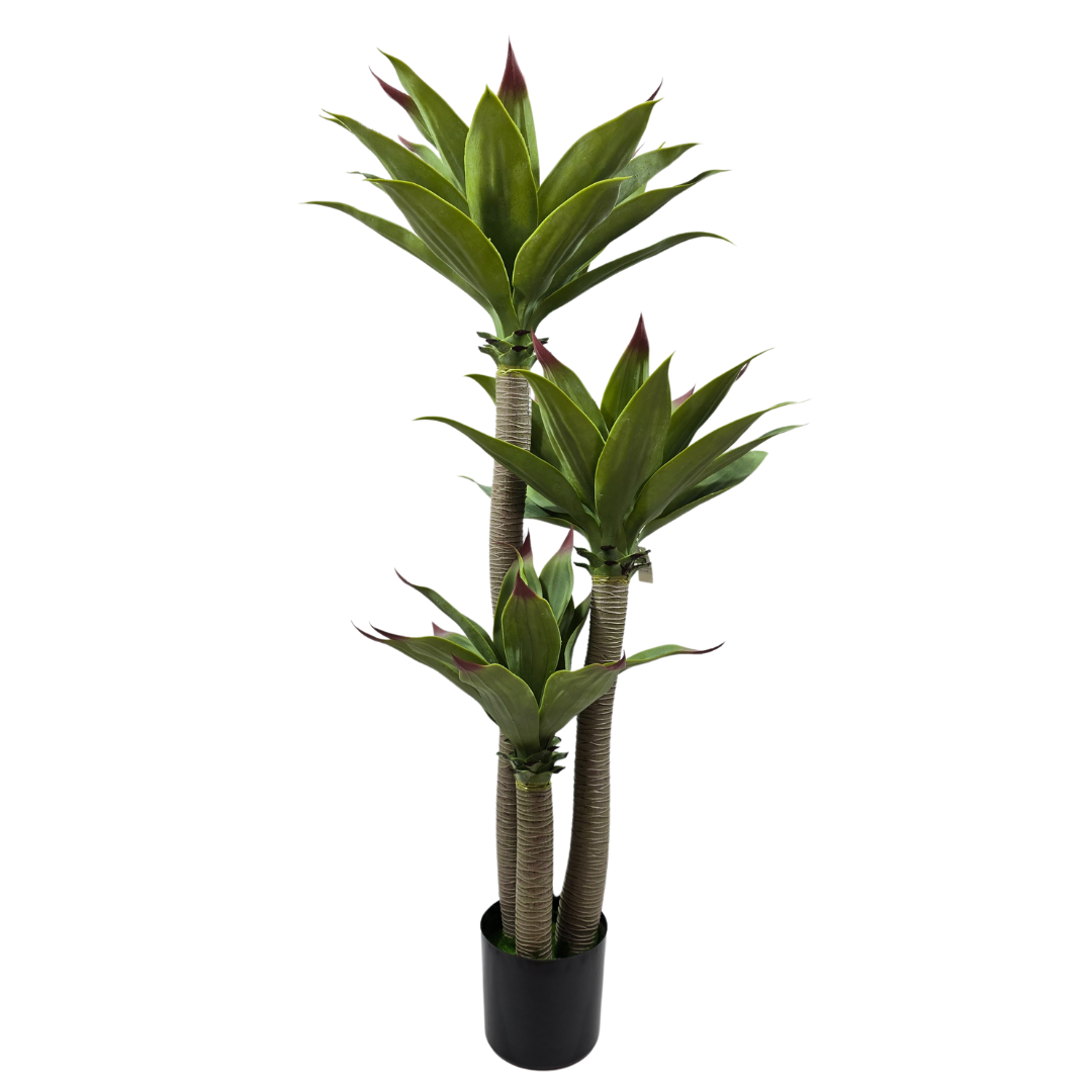 Kunst-Agave mit rötlichen Blattspitzen