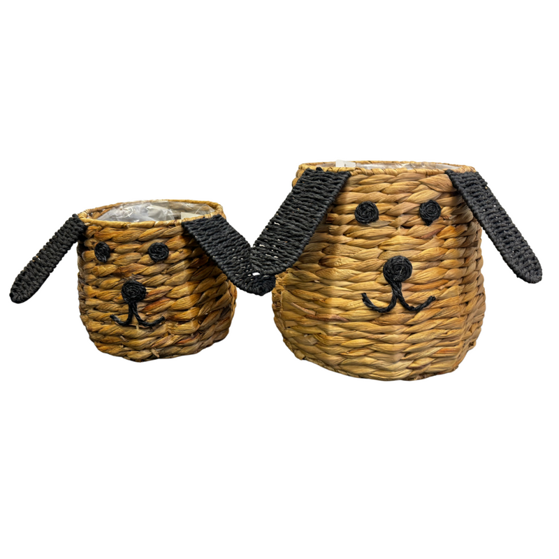 Handgeflochtener Korb „Hund“